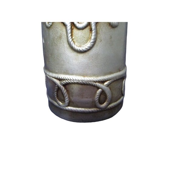 Vintage Papier Mache Madonna With Child Figurine Silver Tone Rhinestone Accents - Picture 15 of 16